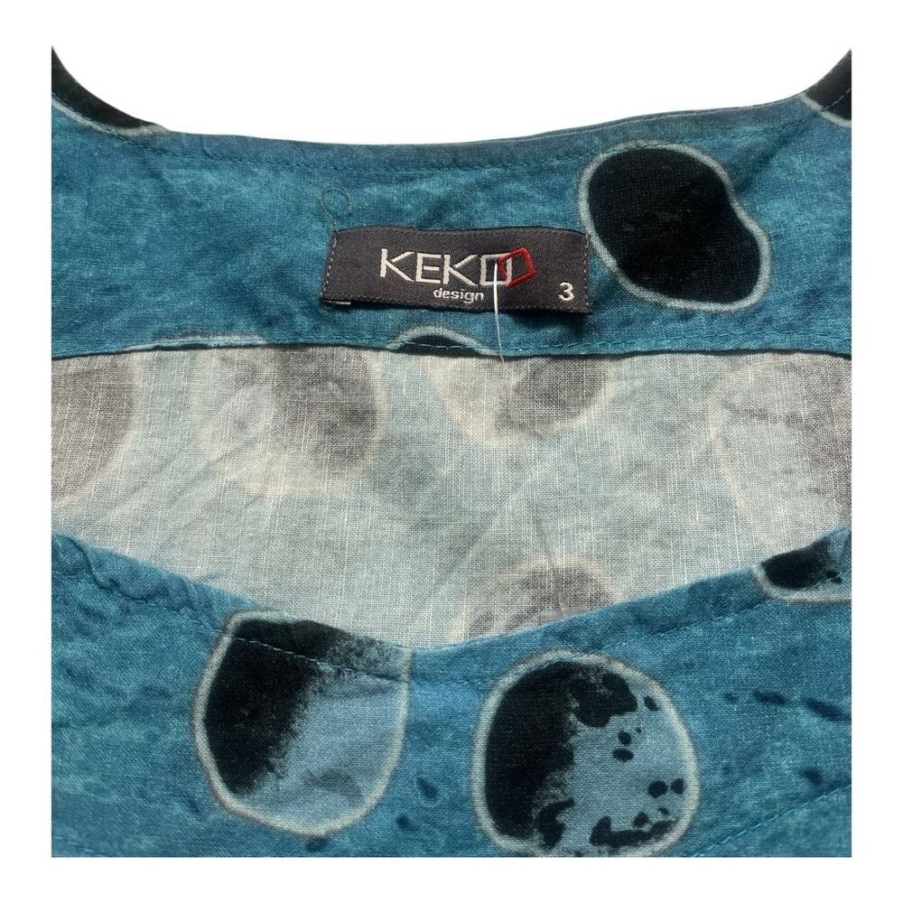 Kekoo Design asymmetrical artsy tunic US sz 18-22 - Picture 6 of 6